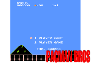 Pac-Man Bros (SMB1 Hack) Cover